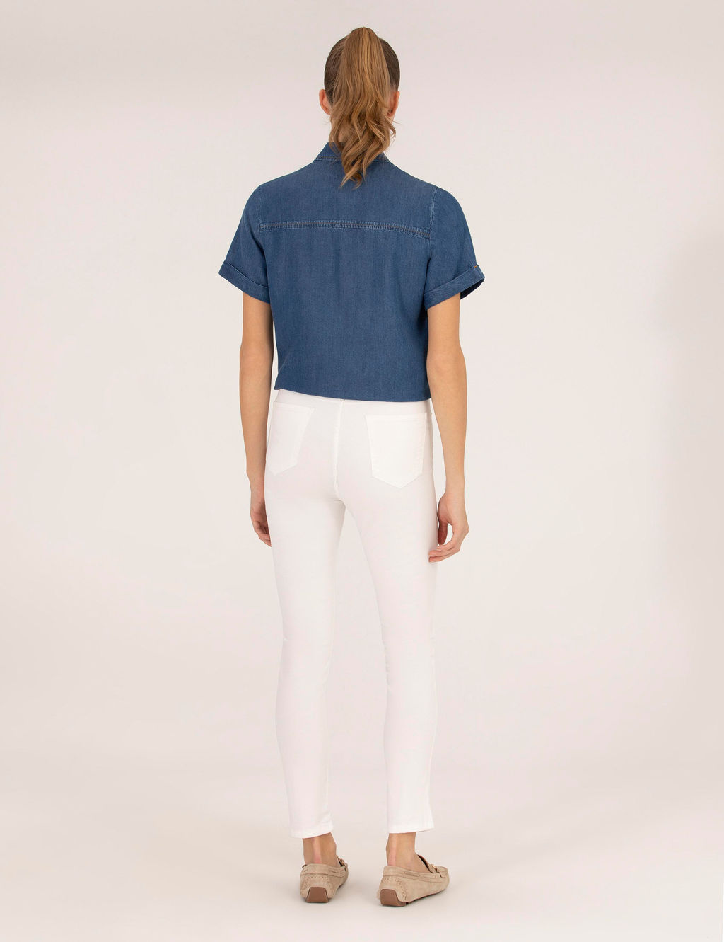 Ekru Skinny Fit Kanvas Pantolon - Pierre cardin фото 4