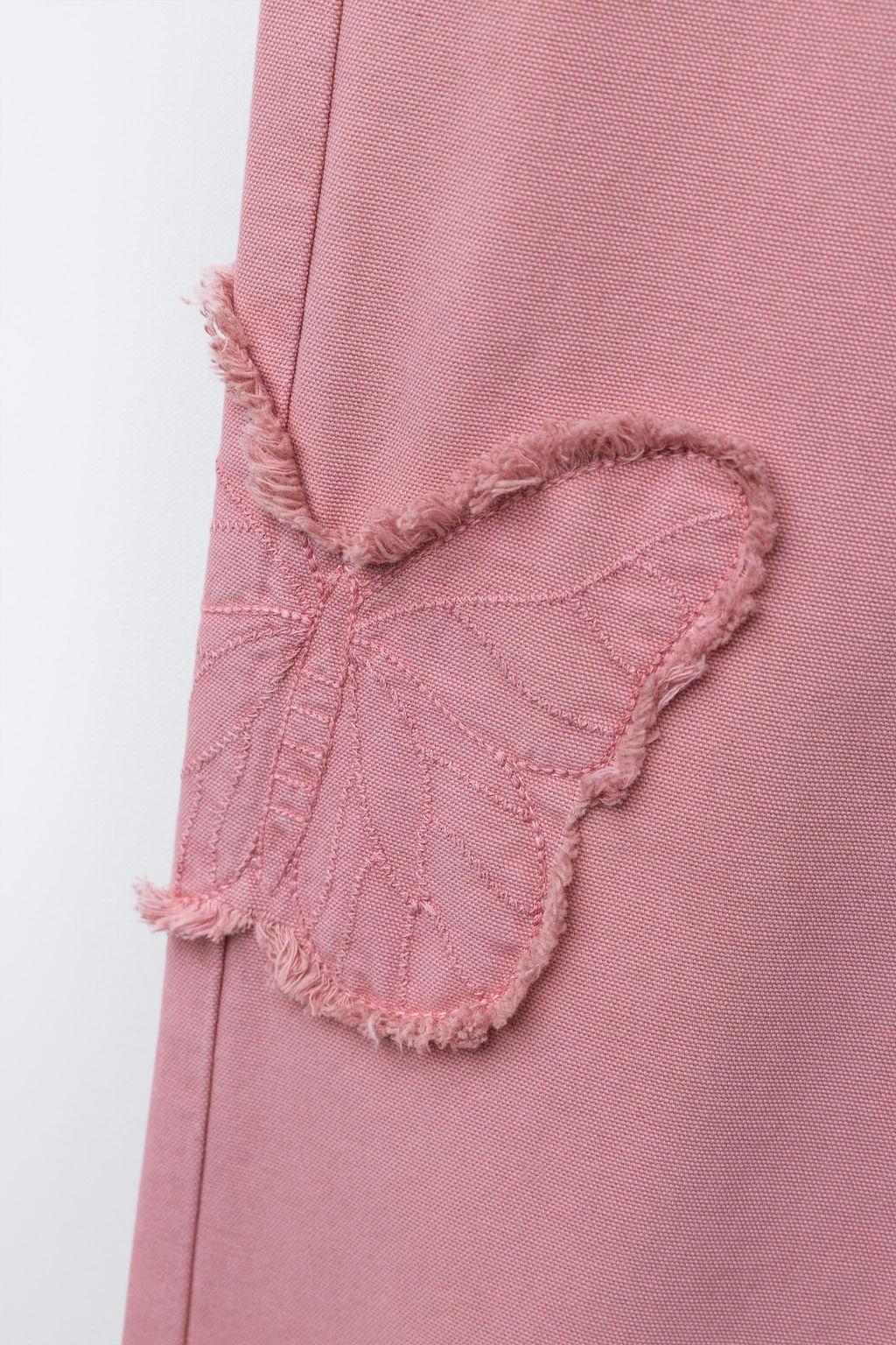 WIDE-LEG JEANS WITH EMBROIDERED BUTTERFLIES - Zara фото 3
