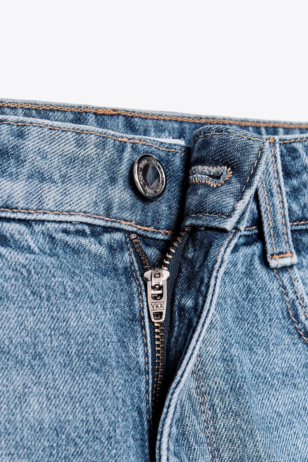 Z1975 MOM-FIT HIGH-WAIST SHORTS - Zara фото 4