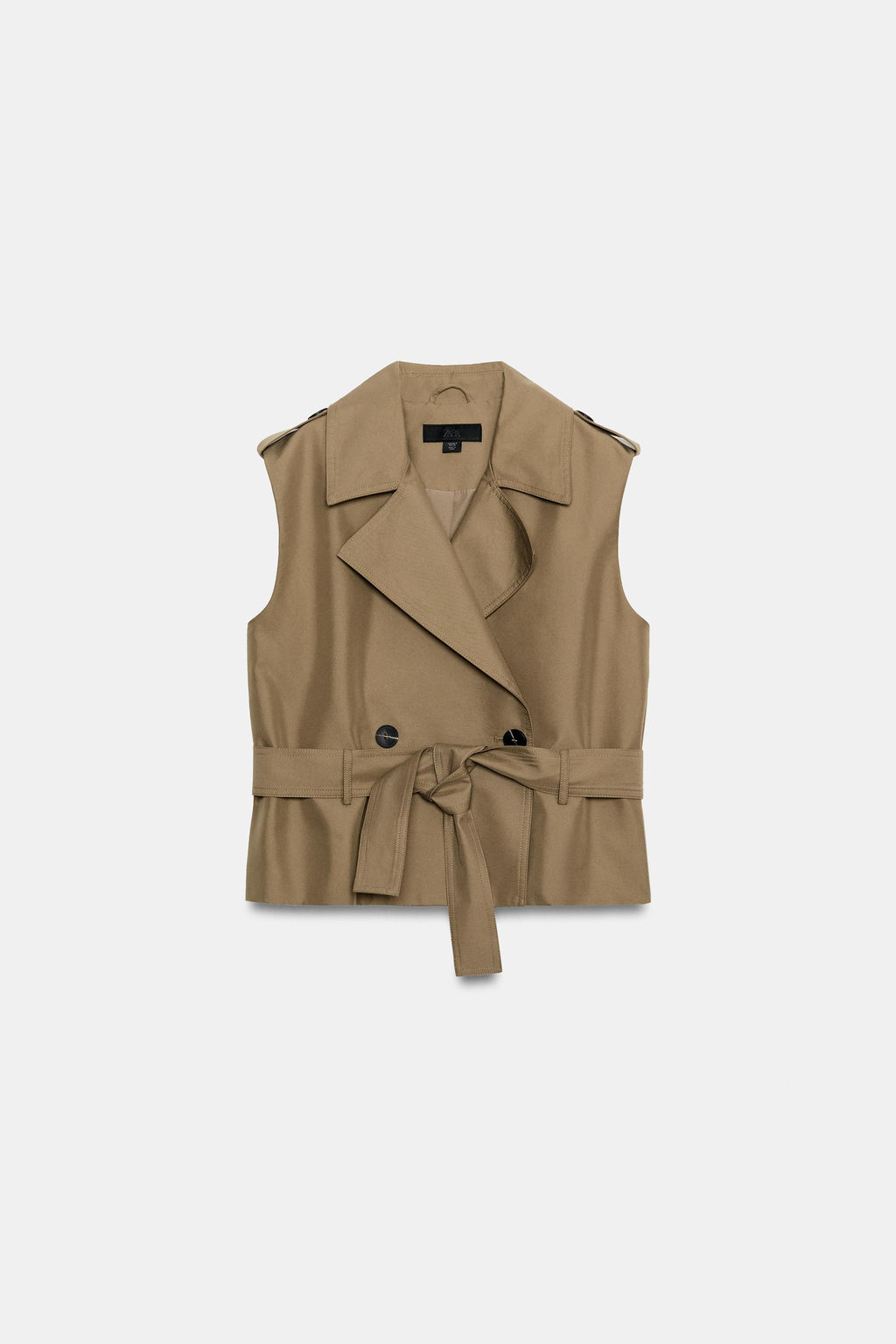 100% LEATHER JACKET WITH EVAS_ HEM - Zara фото 15