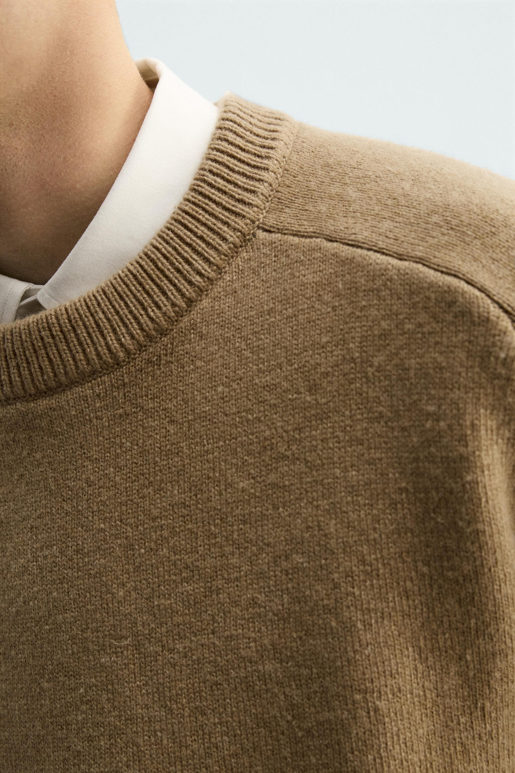 DOUBLE-FACED WOOL JUMPER - Zara фото 6