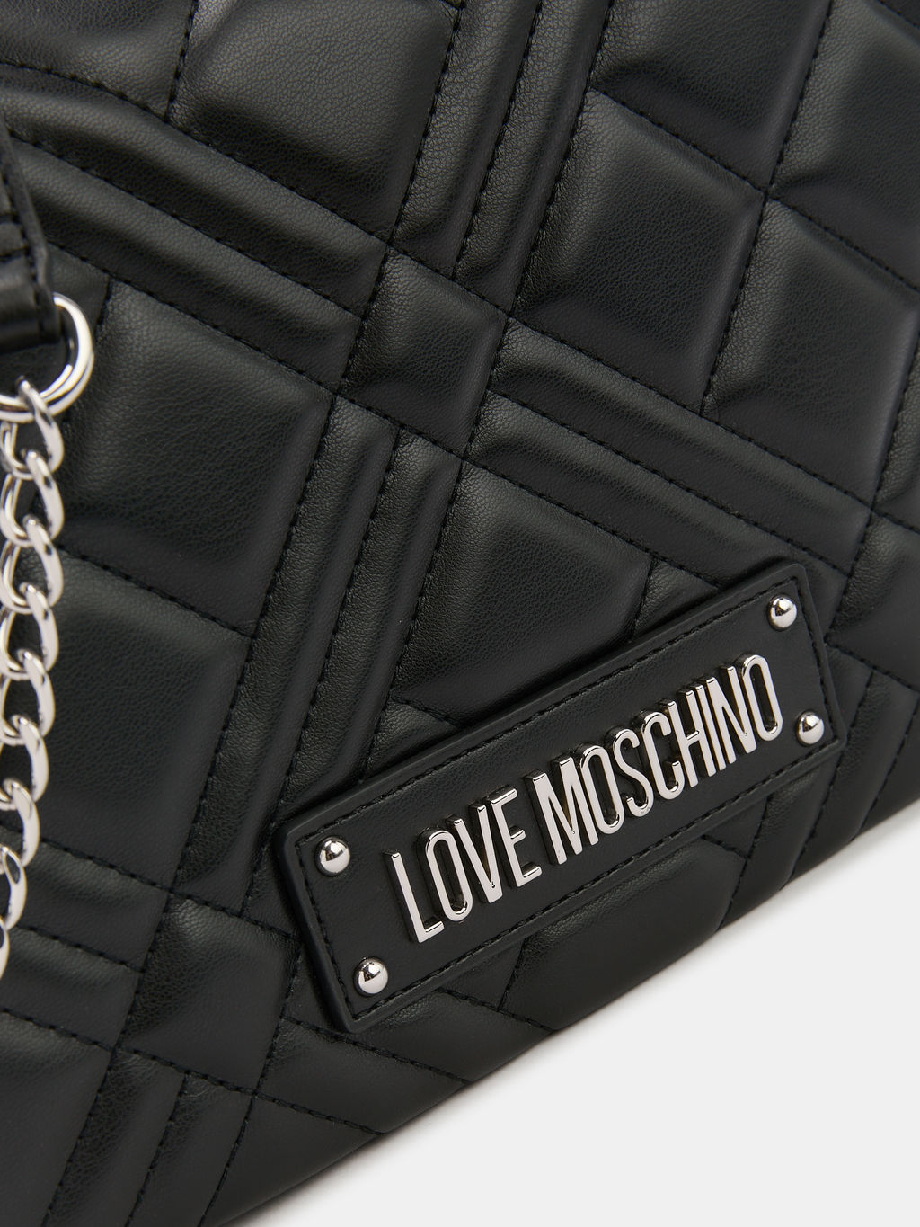 Женская сумка на плечо LOVE MOSCHINO QUILTED BAG Артикул 4377222, черный - Just cavalli фото 3