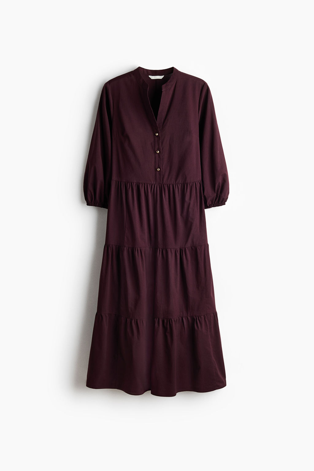 Vestido escalonado de corte midi - H&m фото 4