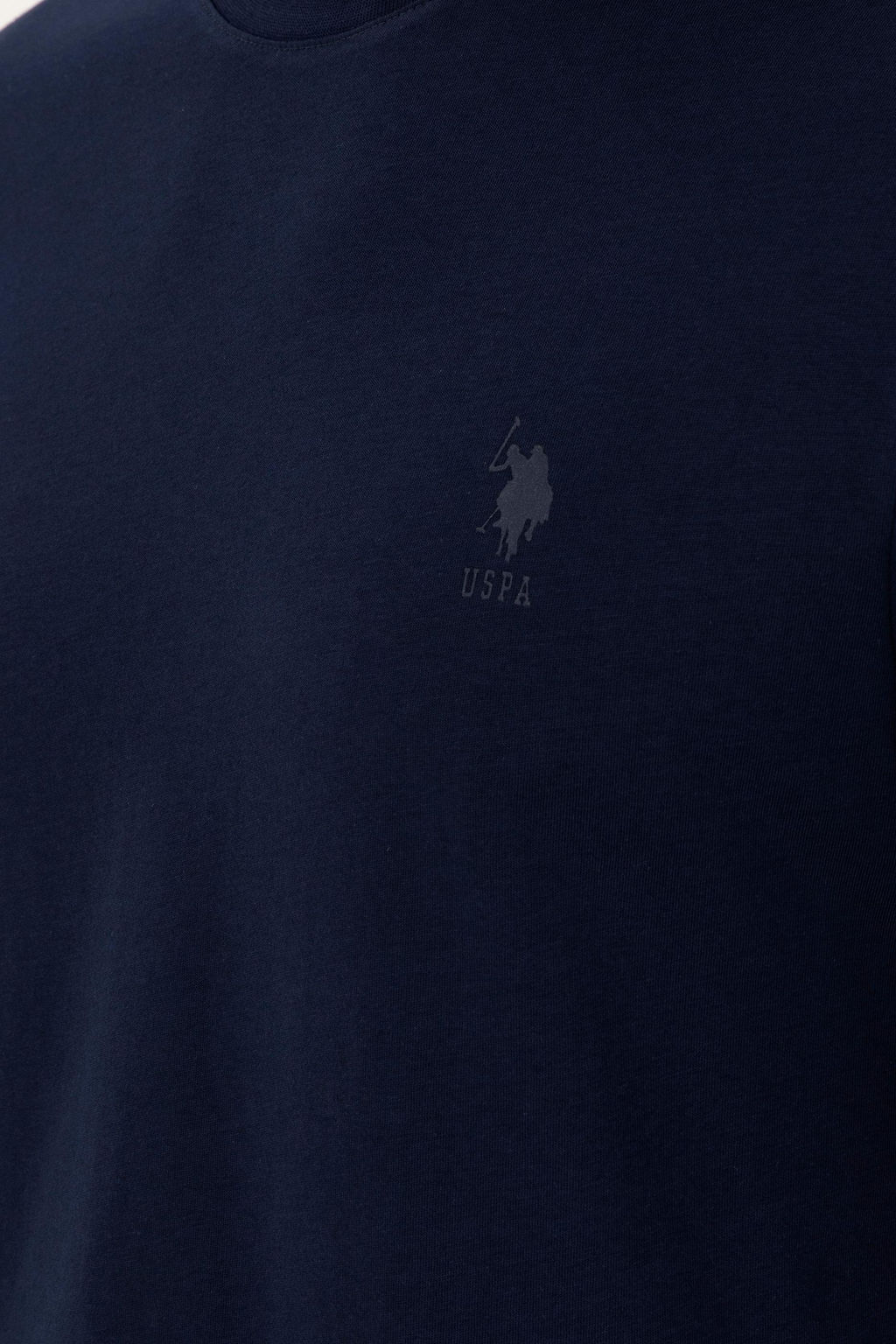 Мужская темно-синяя базовая футболка Неожиданная скидка в корзине - U.s. polo assn фото 7