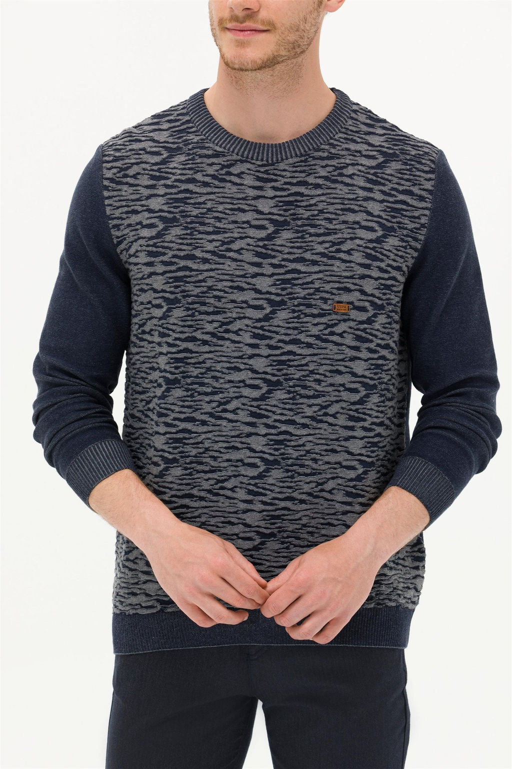Мужской темно-синий свитер Неожиданная скидка в корзине - U.s. polo assn фото 6