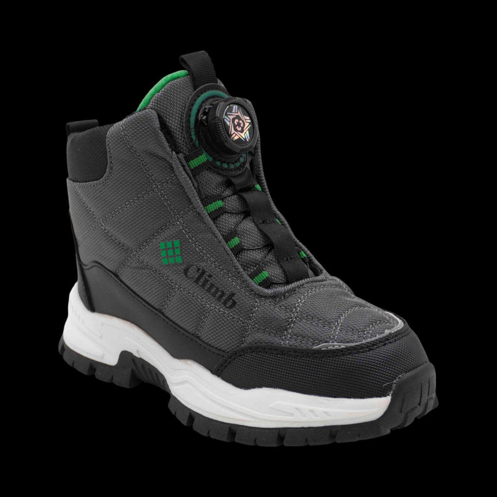 Ботинки мембранные на меху А7716-7 серые