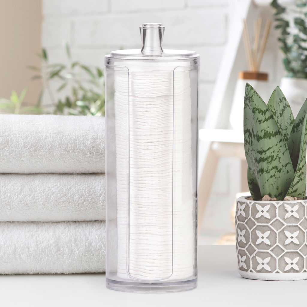 Цена за 2 шт. Контейнер для ватных дисков М9123