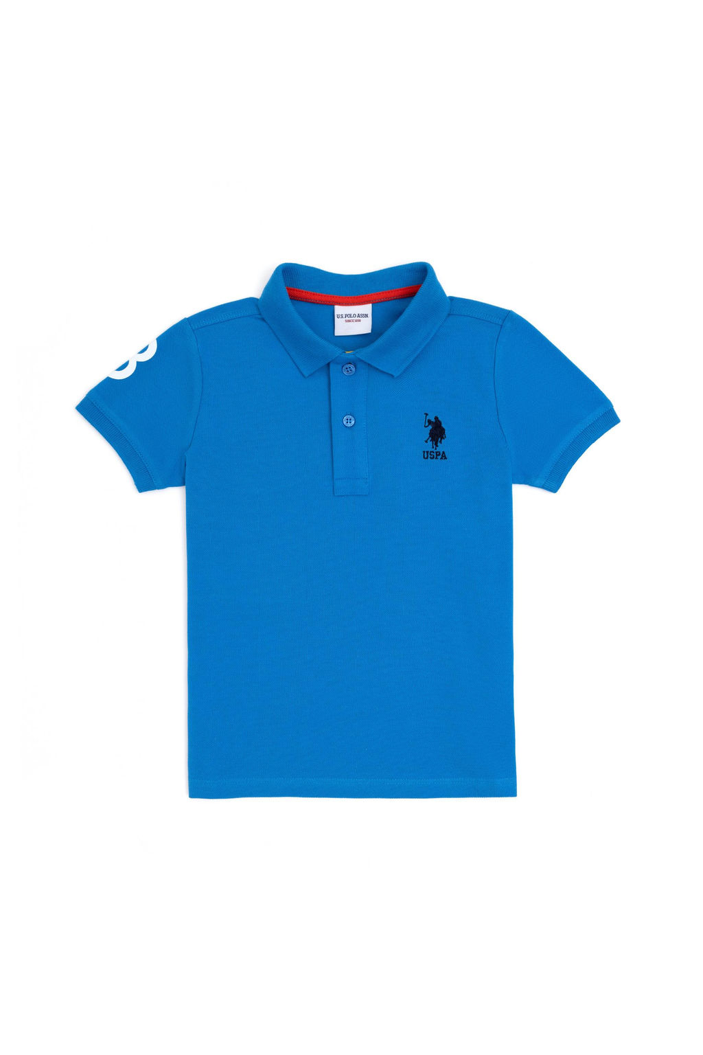 Футболка-поло U.S. Polo Assn Saks для мальчиков хлопок  фото 5