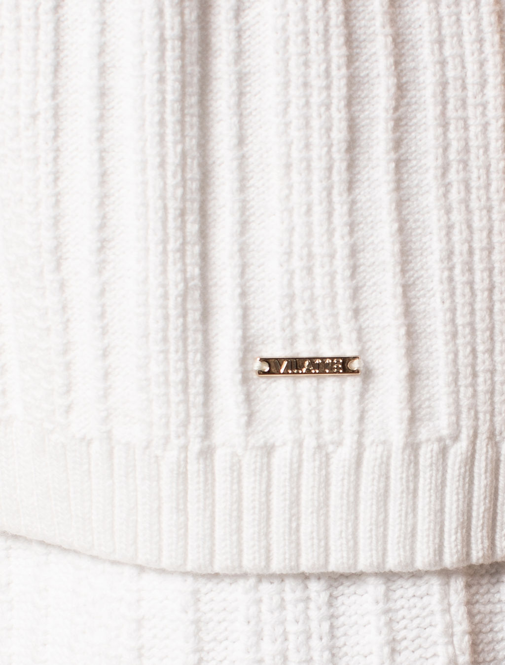 VILATTE / Жакет фактурной вязки с золотистыми пуговицами  фото 4