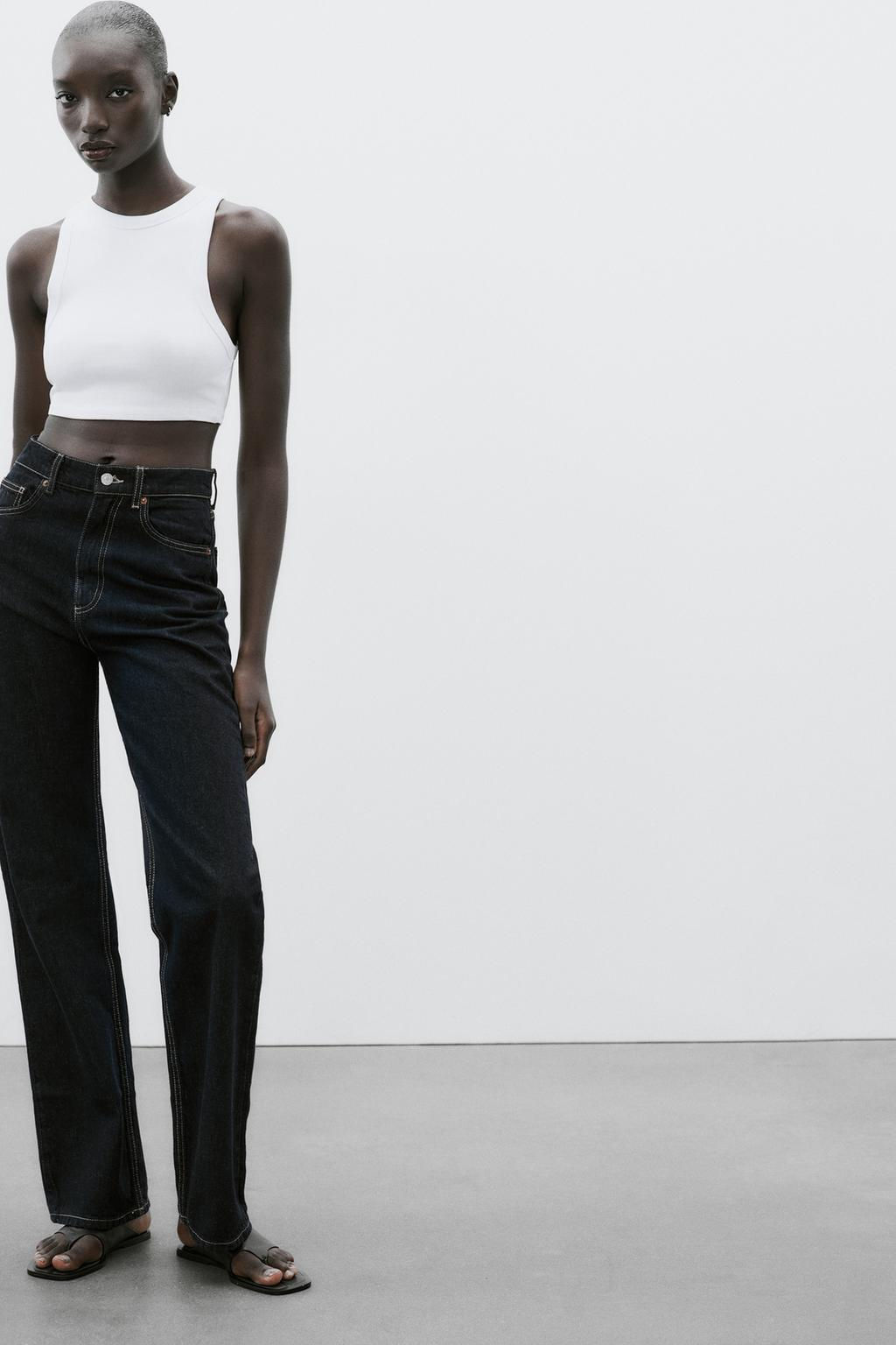 RIBBED STRAPPY TOP - Zara фото 22