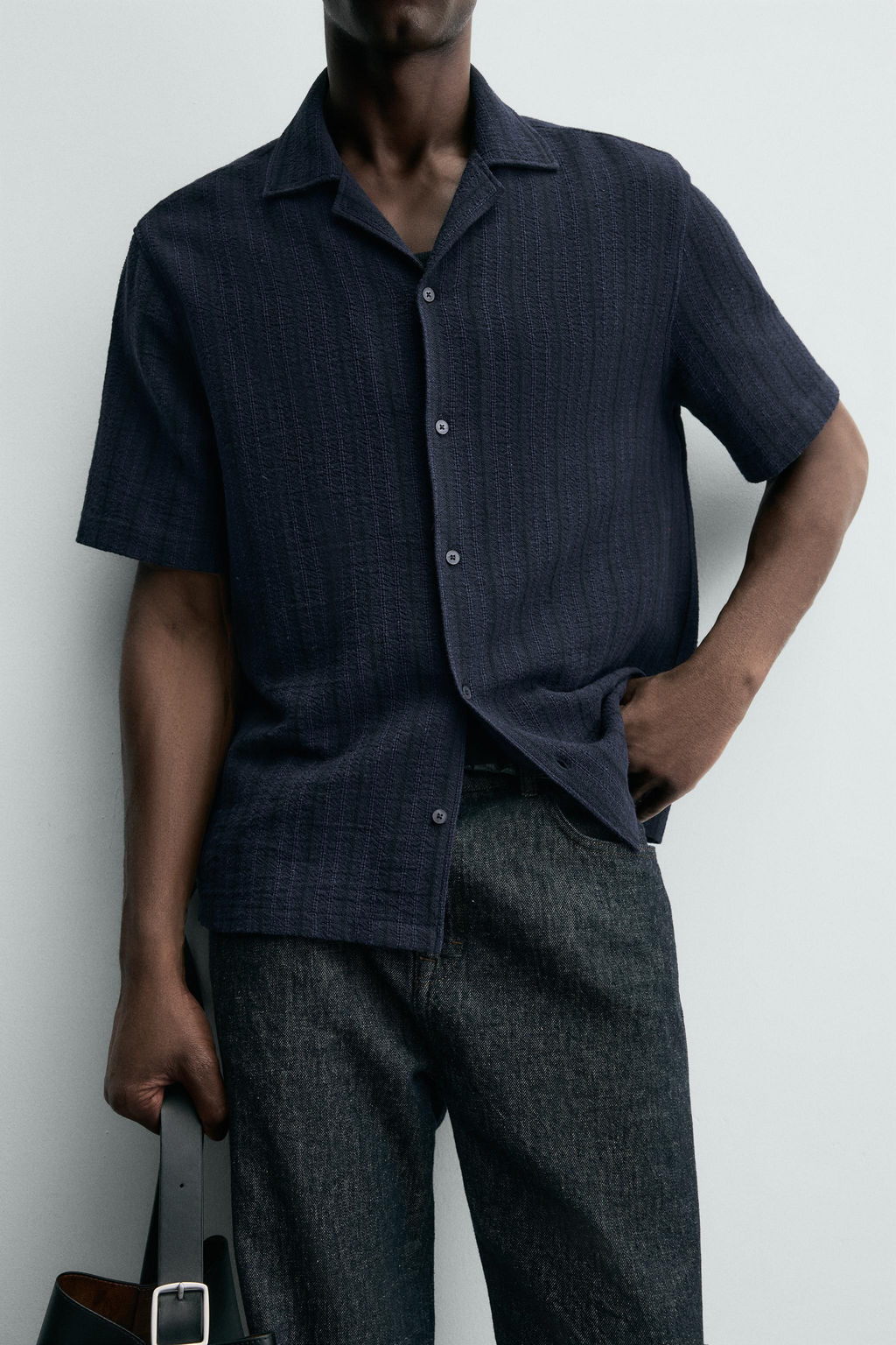 GEOMETRIC JACQUARD SHIRT - Zara фото 5