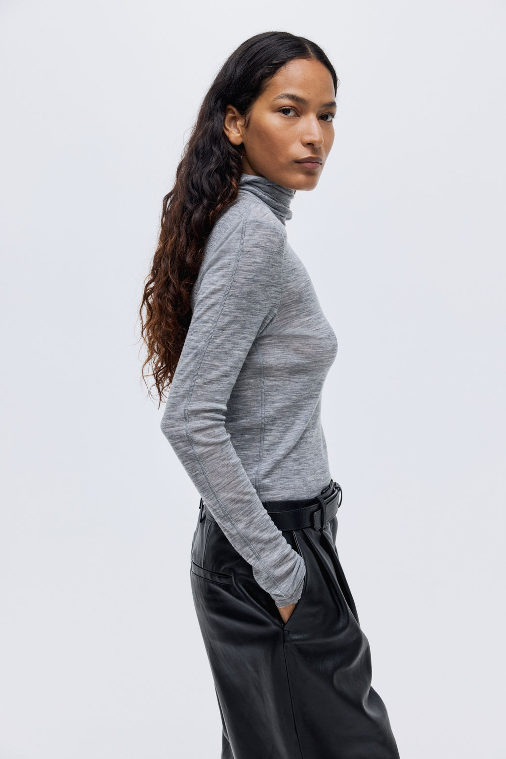 Top de lana con cuello alto - H&m фото 9
