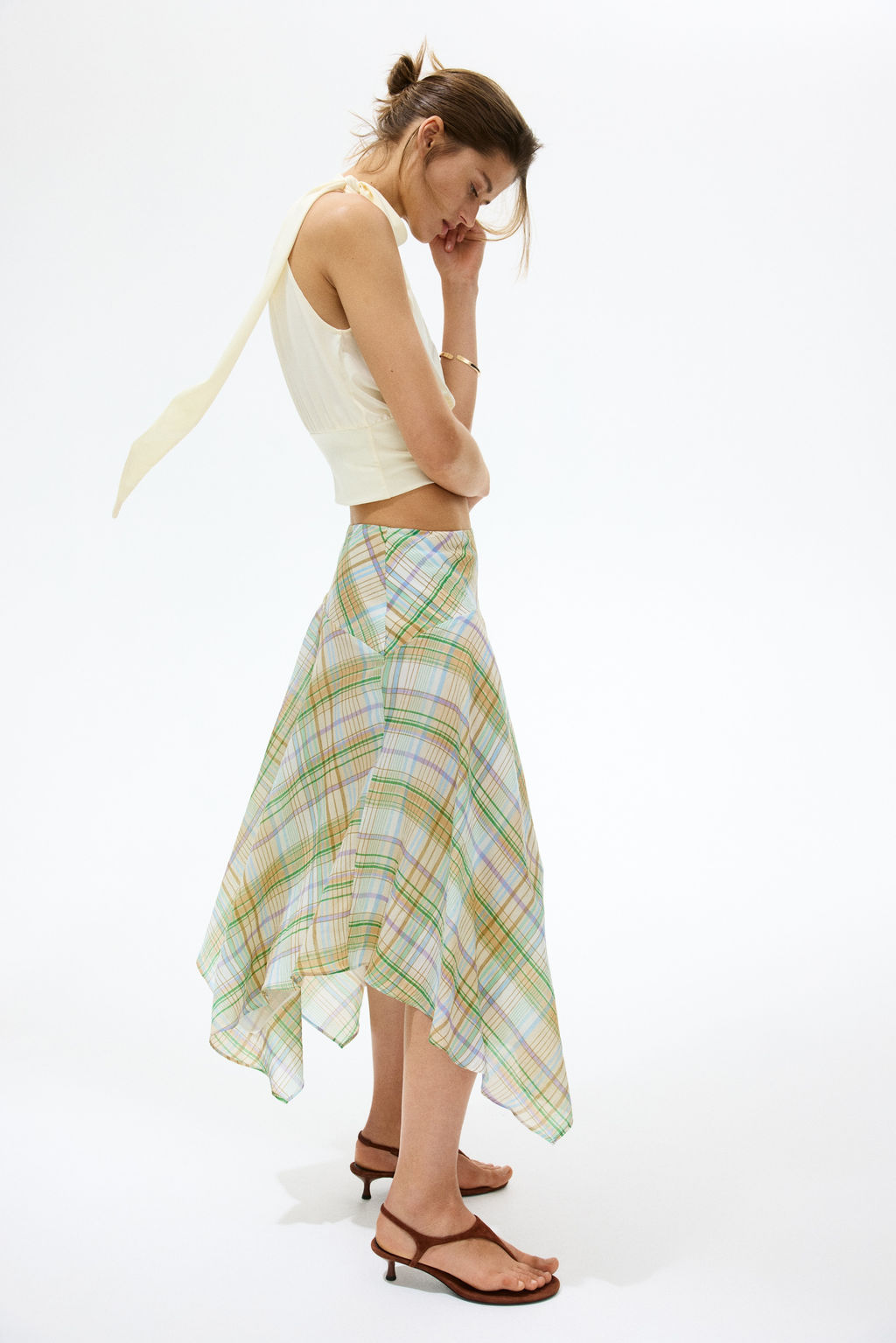 Falda pa?uelo en mezcla de lyocell - H&m фото 2