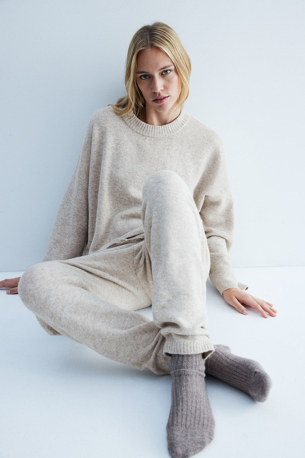 Joggers de punto fino - H&m фото 7