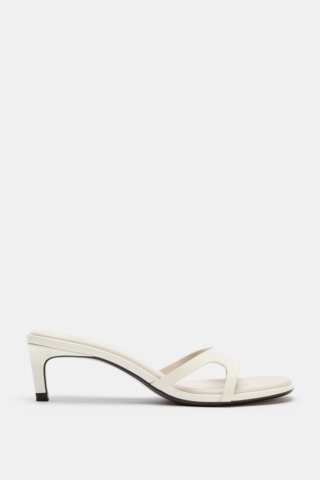 SANDALIA KITTEN PIEL / Blanco Crudo - Zara фото 3