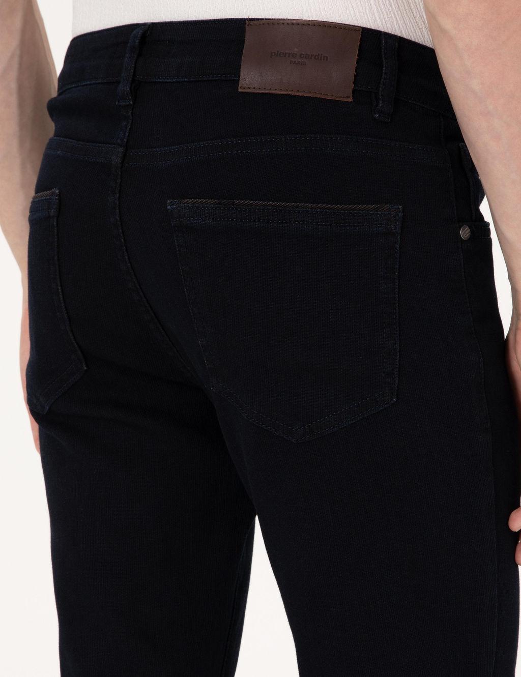 Koyu Lacivert Slim Fit Jean Pantolon - Pierre cardin фото 6