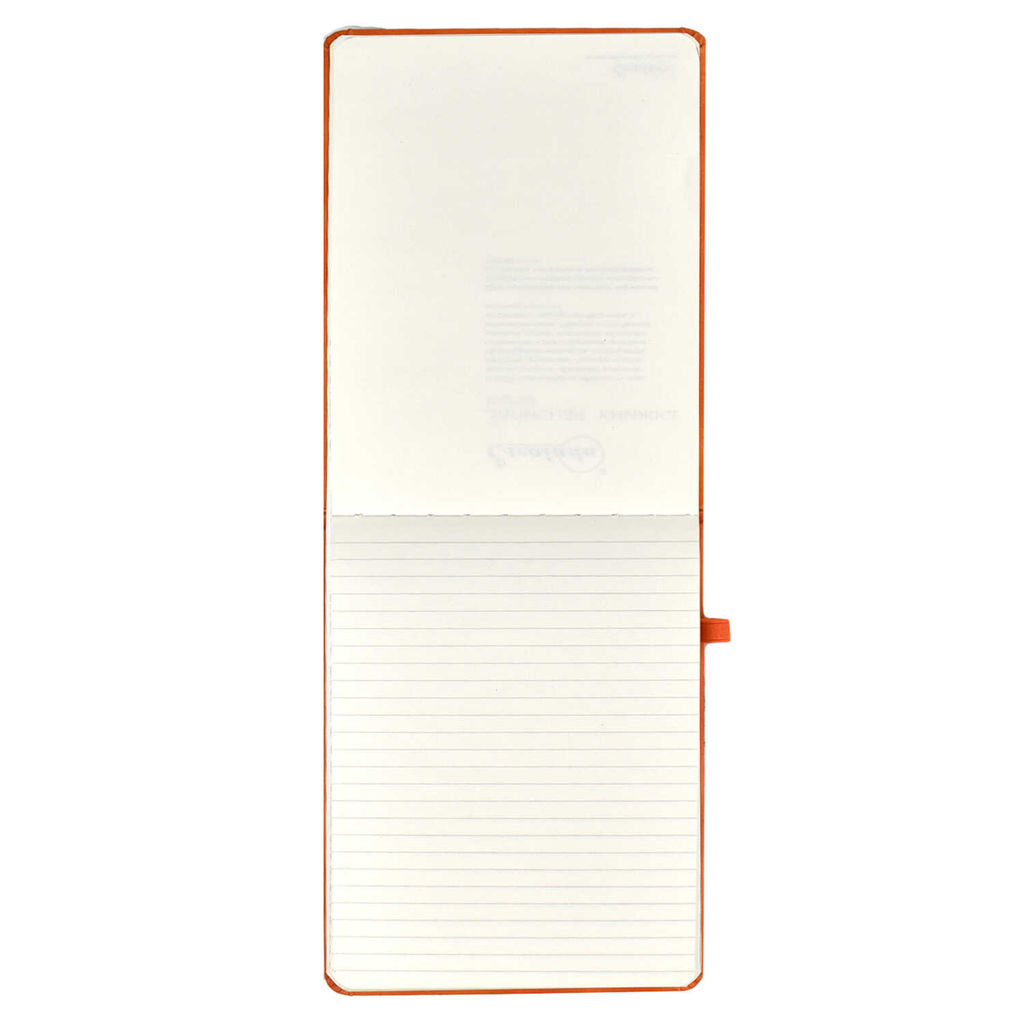 Записная книжка, 130x200 мм, арт.50193/ 15 ЖАТКА ОРАНЖЕВЫЙ ( (кожзам, 96л., твёрдый переплёт, тониро