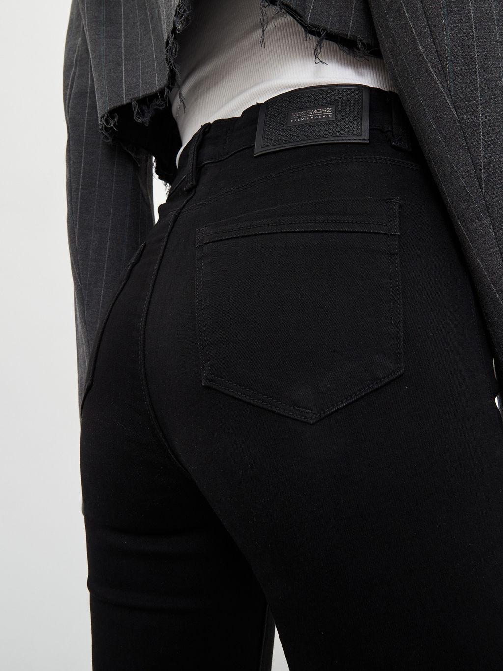 Утепленные Женские джинсы зауженного кроя Ут. Ворс - Mossmore фото 8