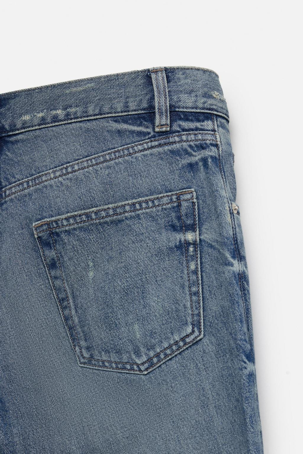PATCHWORK FLARE FIT JEANS - Zara фото 10