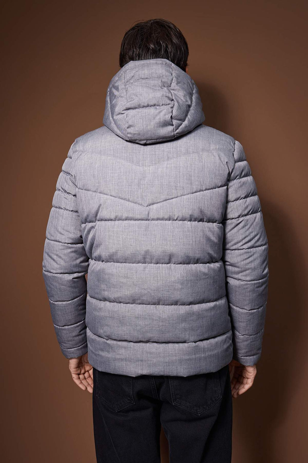 Gri Regular Erkek Mont TMNAW26MO00034 - Trendyolmilla фото 8