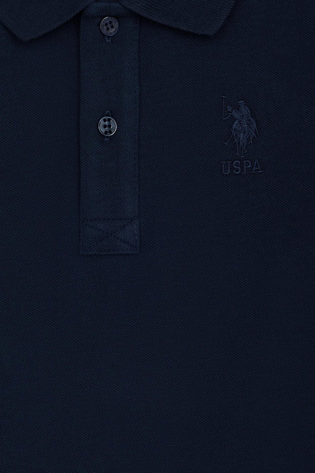 U. S. Polo Assn / Базовая толстовка с воротником-поло темно-синего цвета для мальчиков - U.s. polo assn фото 9