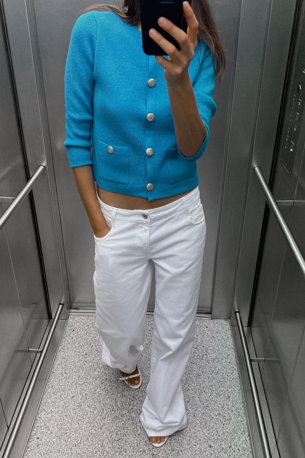 PLAIN KNIT CARDIGAN - Zara фото 2