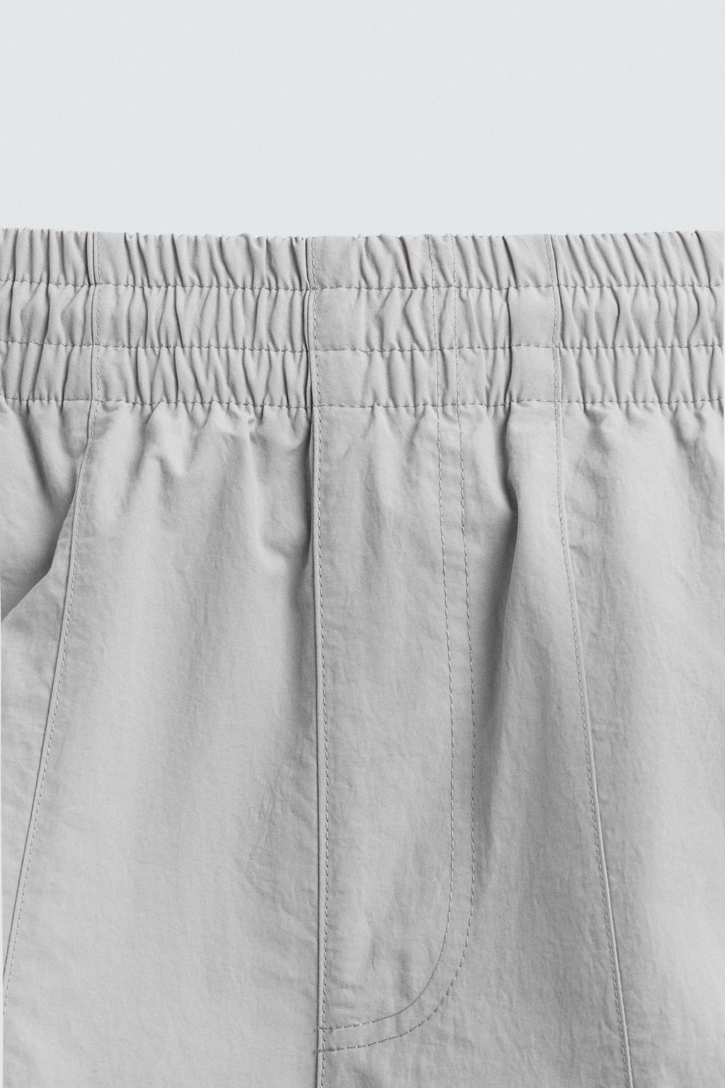 PANTAL?N JOGGER T?CNICO BANDAS CONTRASTE / Gris claro - Zara фото 9