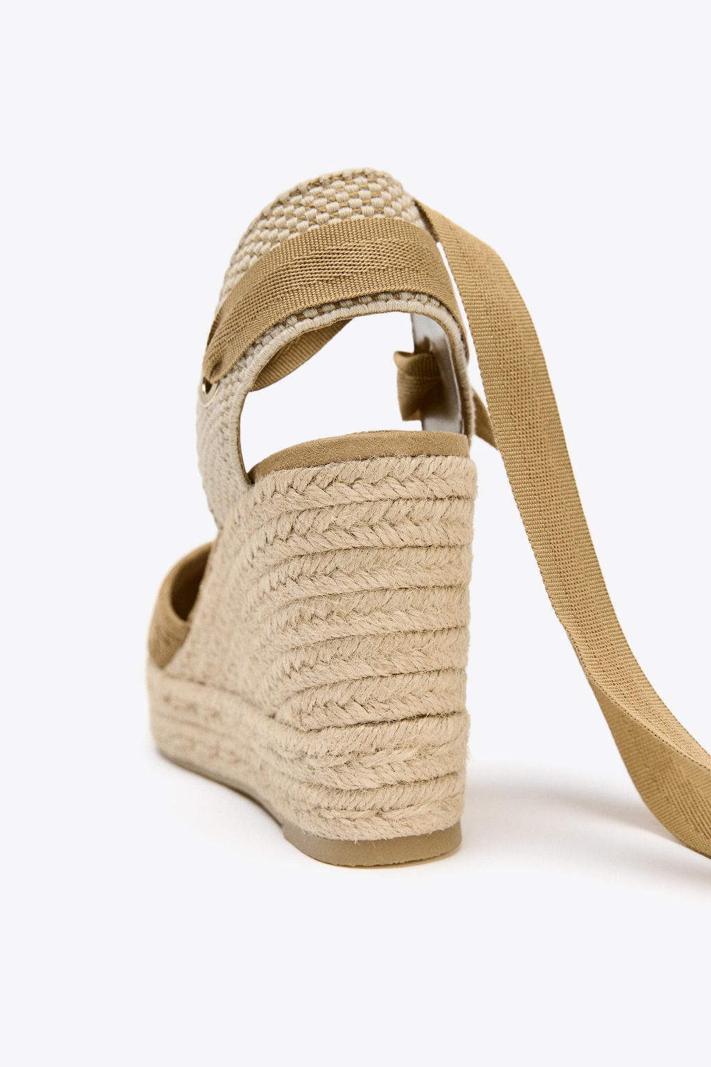 BRAIDED BODY WEDGE HEELS - Zara фото 5