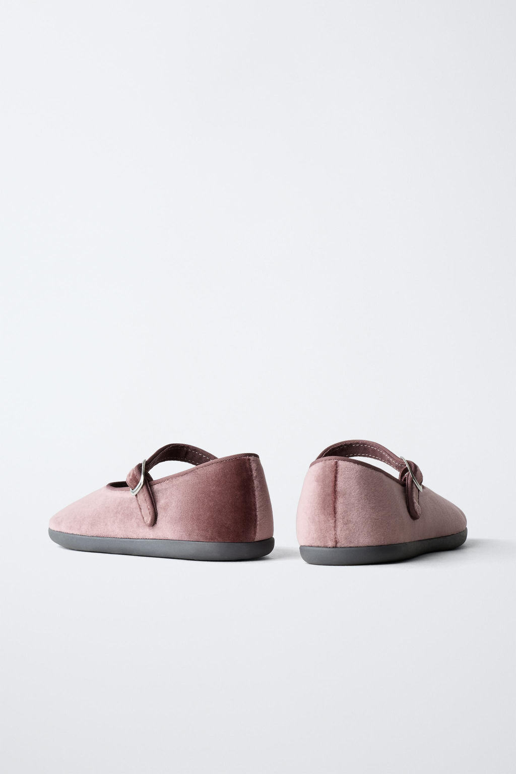 VELVET BALLET FLATS - Zara фото 6