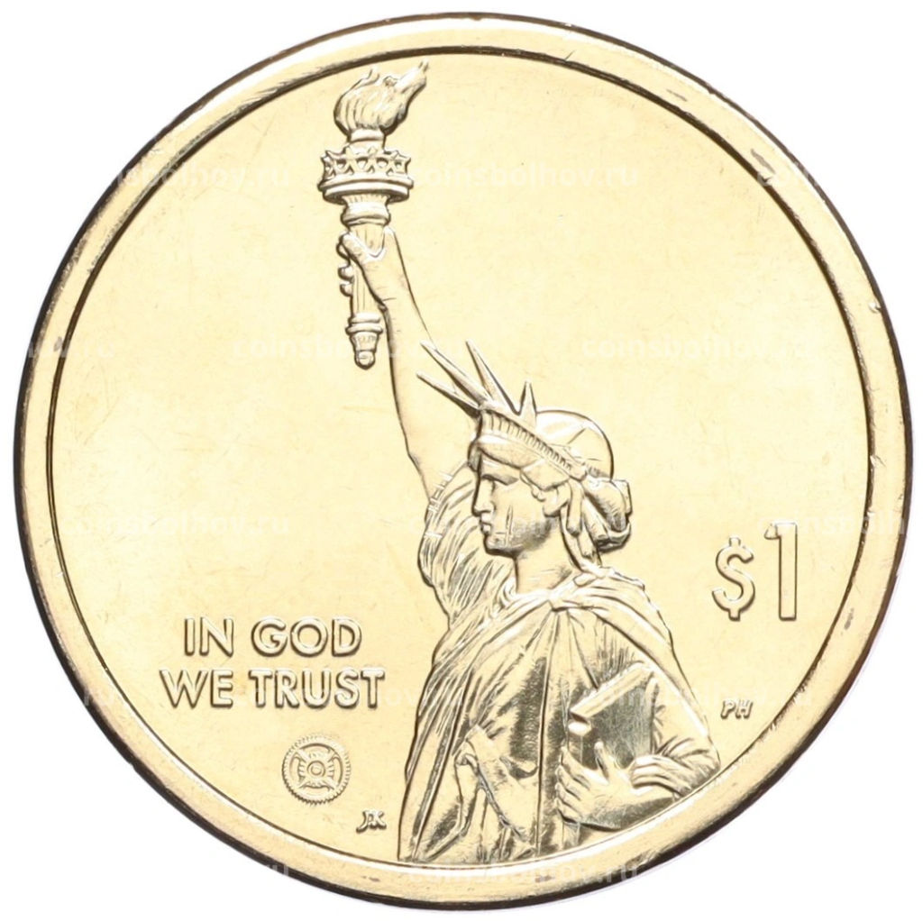Монета 1 доллар 2024 года P США Американские инновации Джордж Вашингтон Карвер