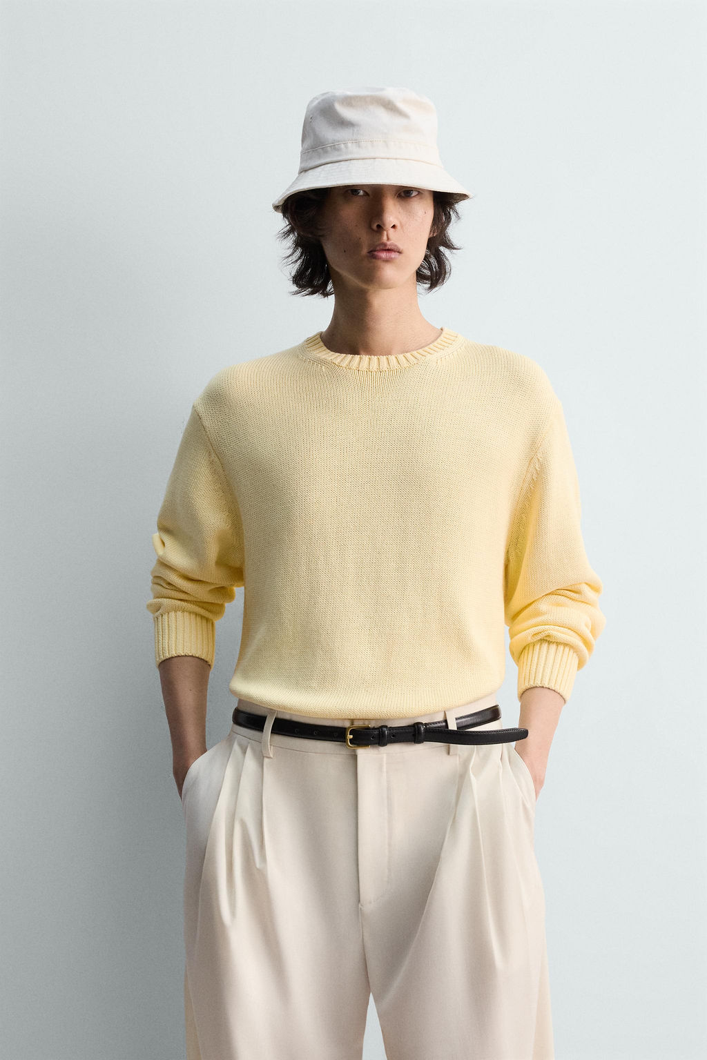 TEXTURED COTTON JUMPER - Zara фото 11