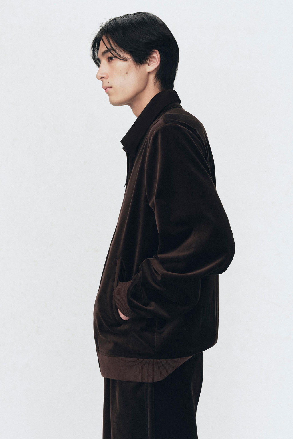 SOSHIOTSUKI X ZARA REGULAR FIT VELVET JACKET фото 3