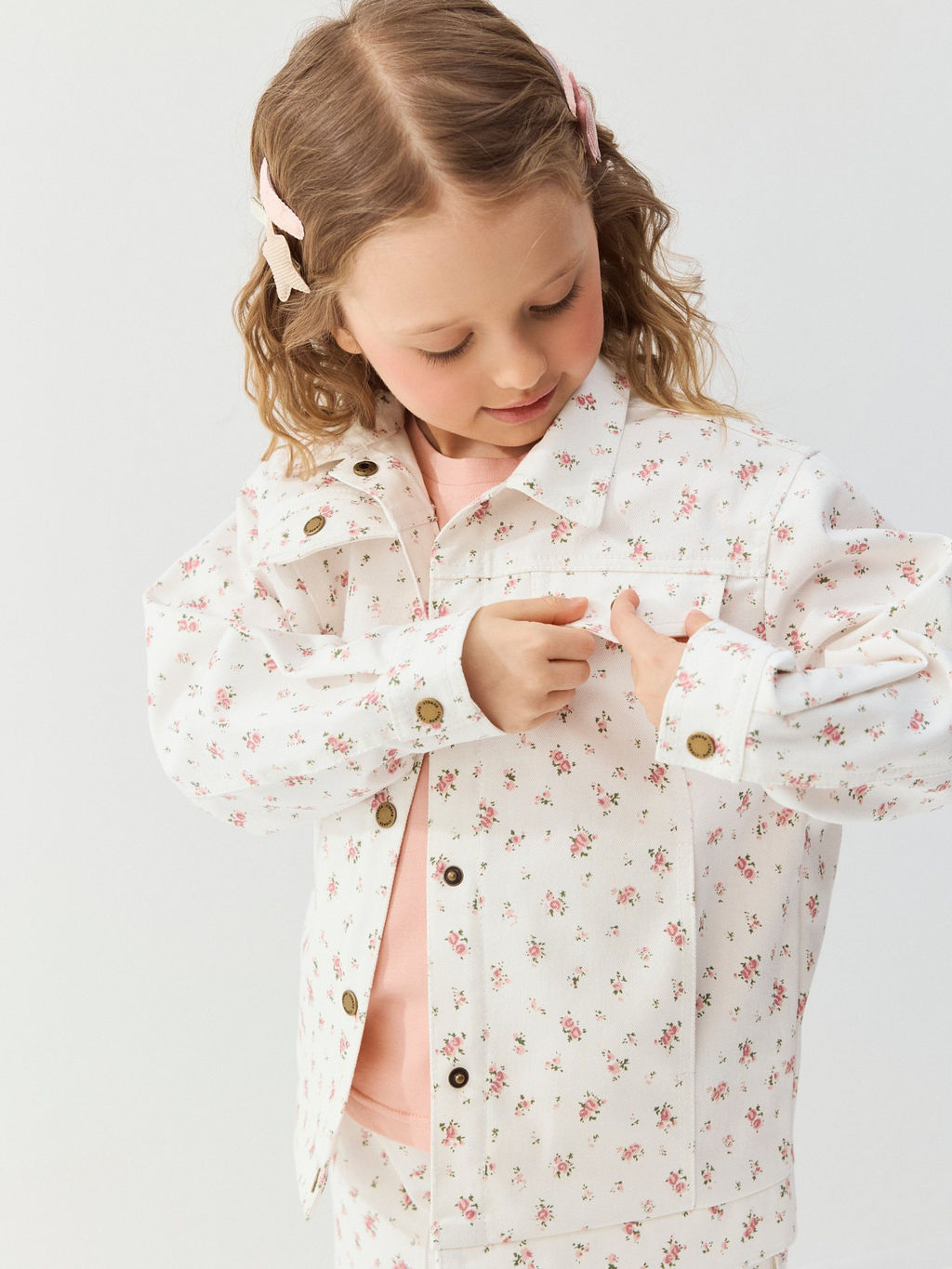 Джинсовка Розовый букет