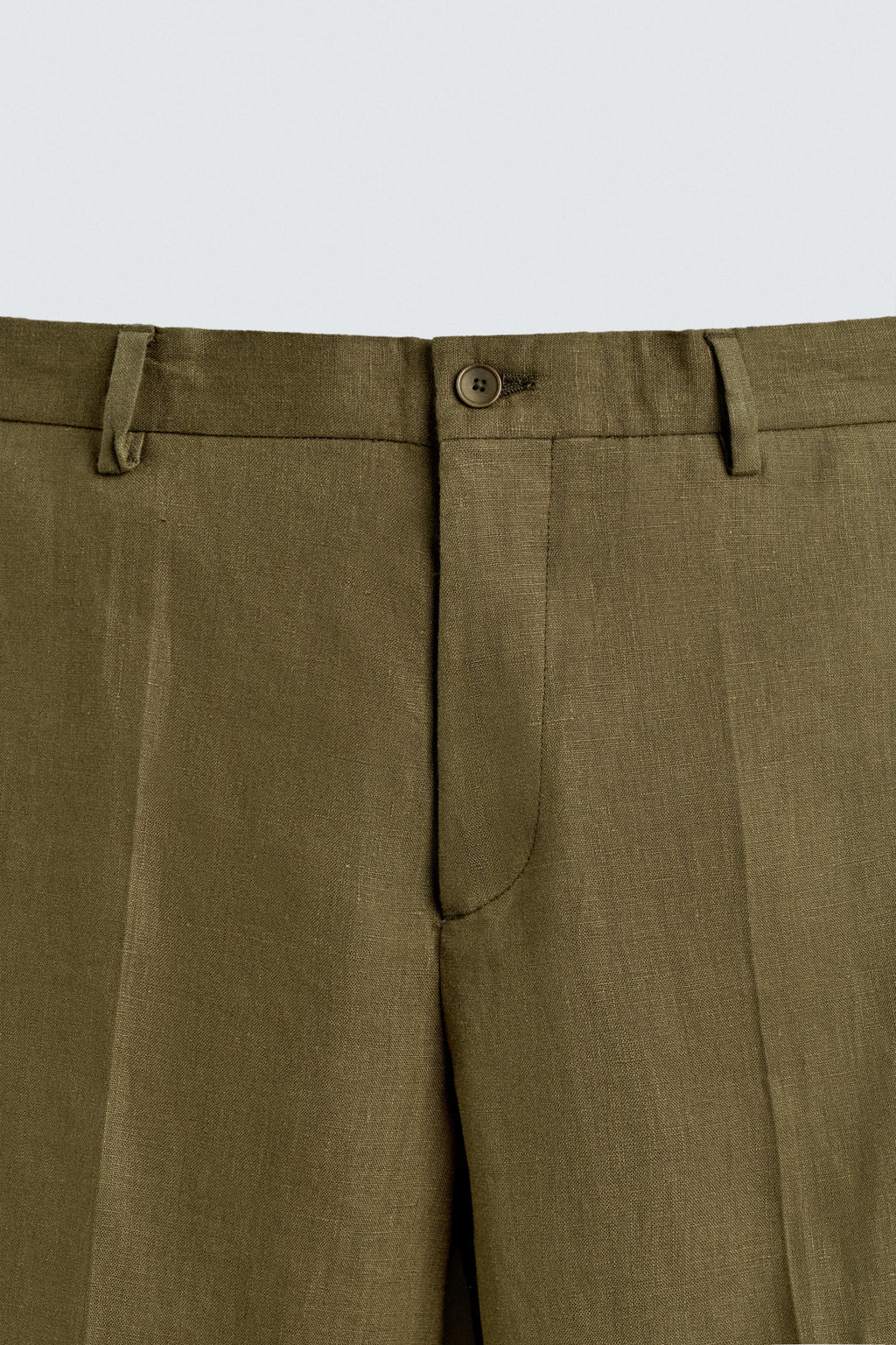 PANTAL?N TRAJE 100% LINO / Aceite - Zara фото 9