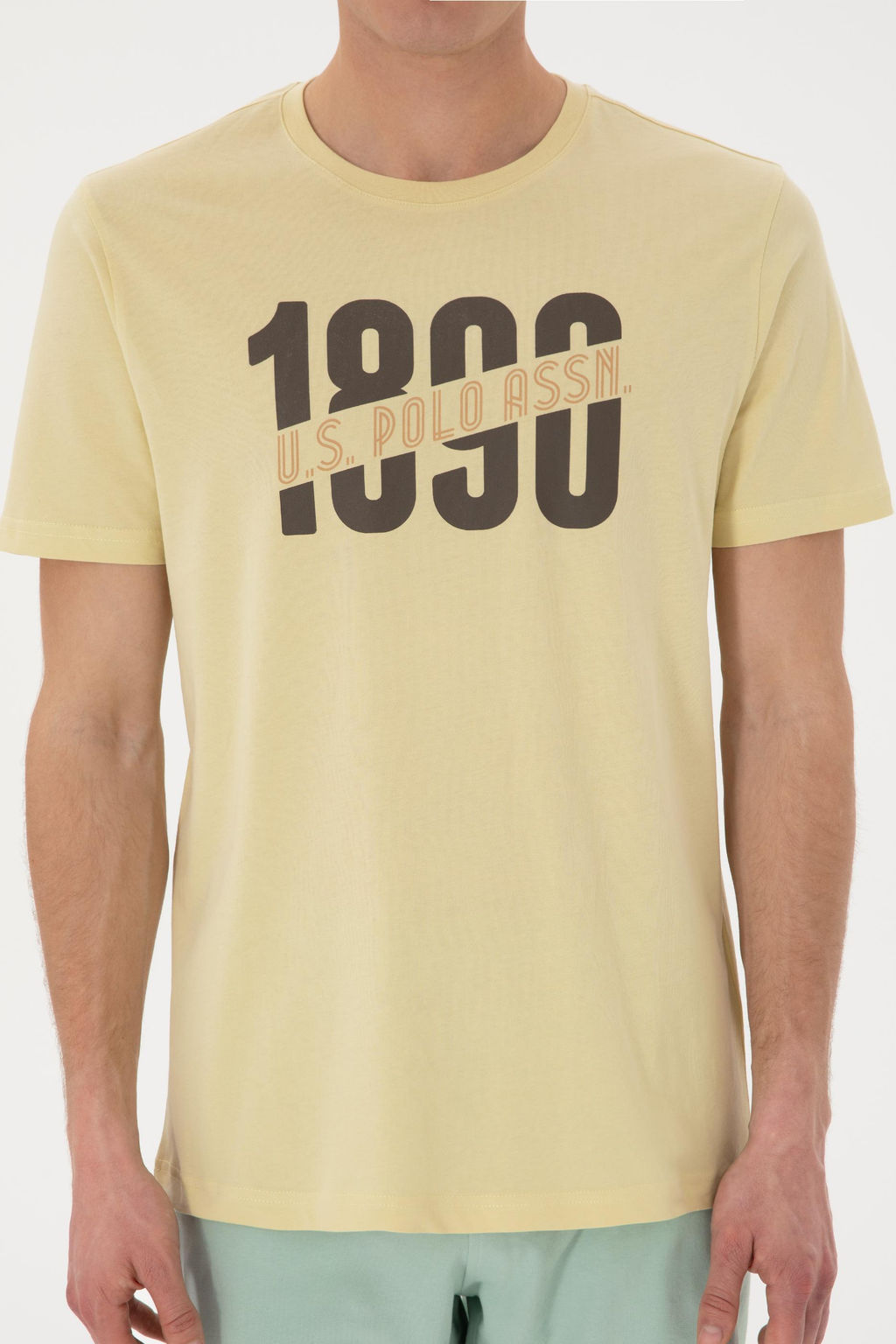 Erkek Bisiklet Yaka A__k Haki Ti__rt Sepette S_rpriz _ndirim - U.s. polo assn фото 6