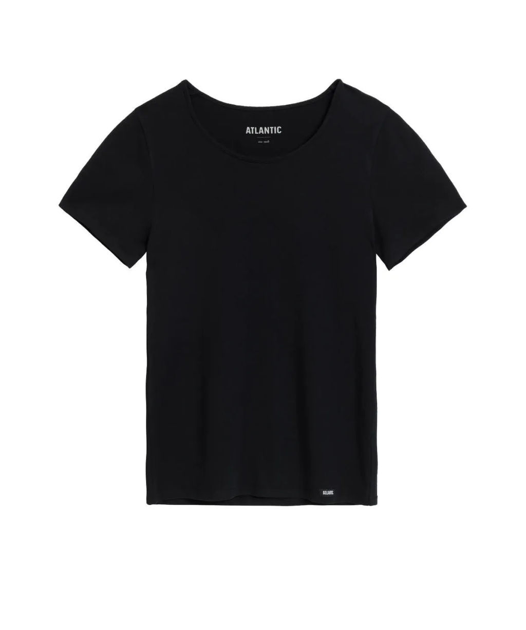 ATLANTIC BLV-199 Футболка Basic черный  фото 6