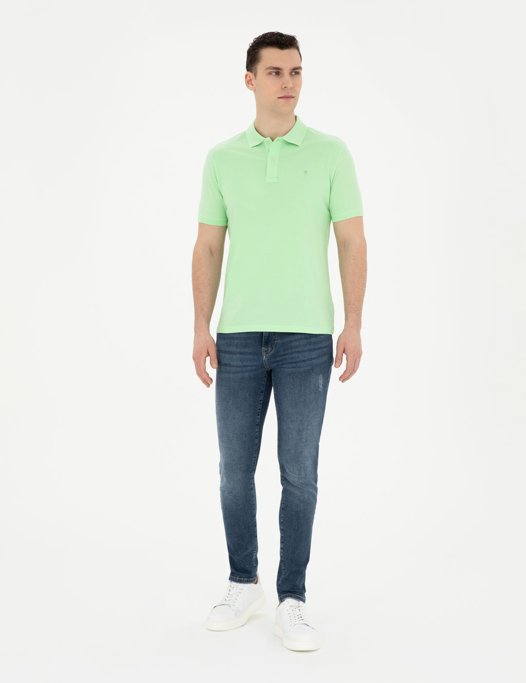 F_st_k Ye_ili Slim Fit Basic Ti__rt