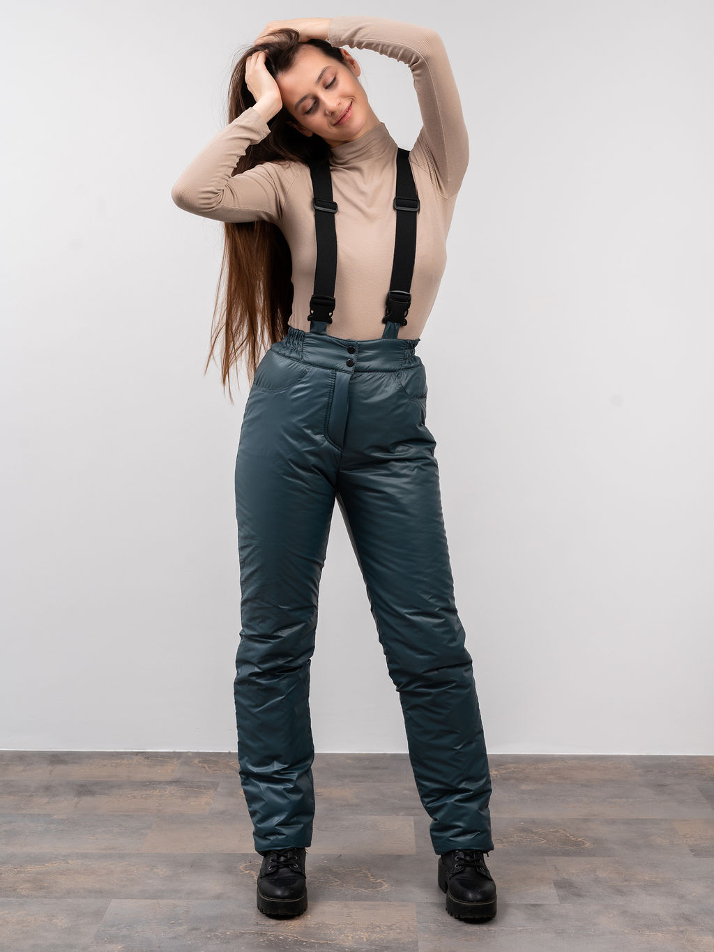 Костюм зимний, горнолыжный Арктика хаки-серый - Yollochka фото 9