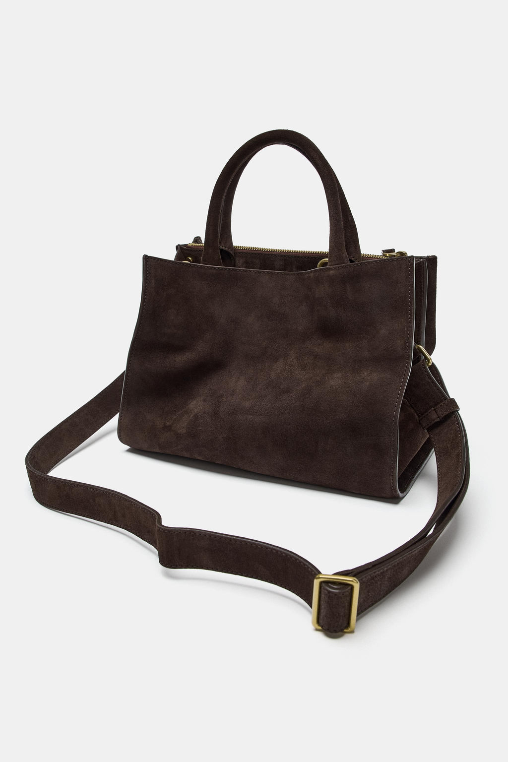 LEATHER CITY BAG - Zara фото 4