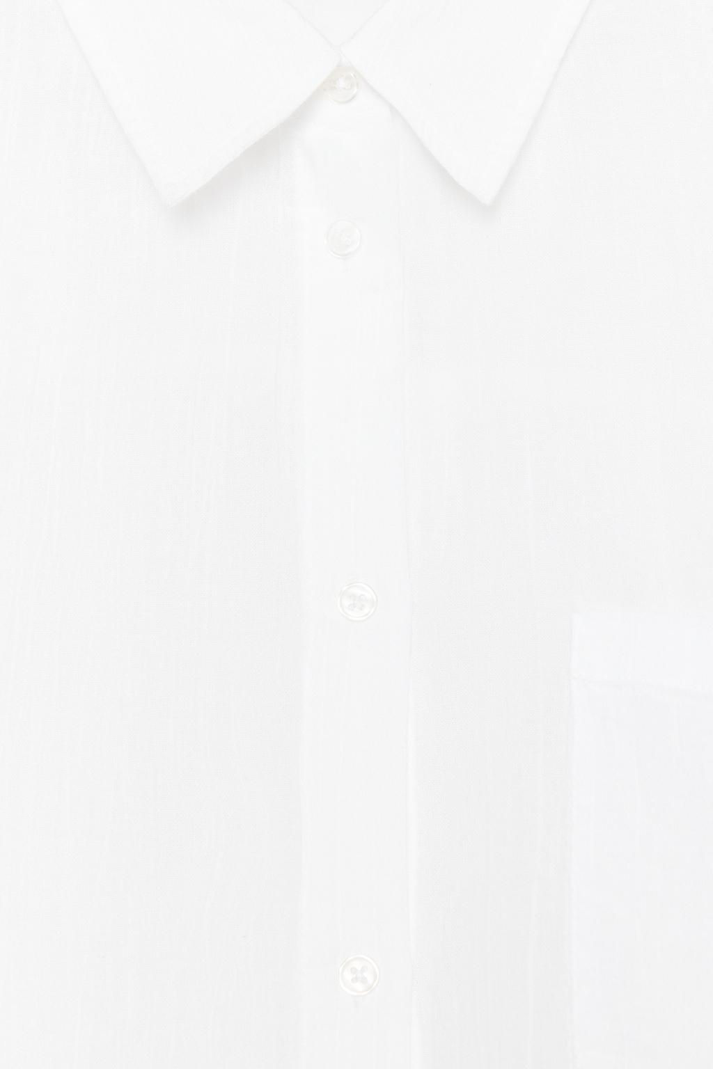 OVERSIZE GAUZE SHIRT - Zara фото 7