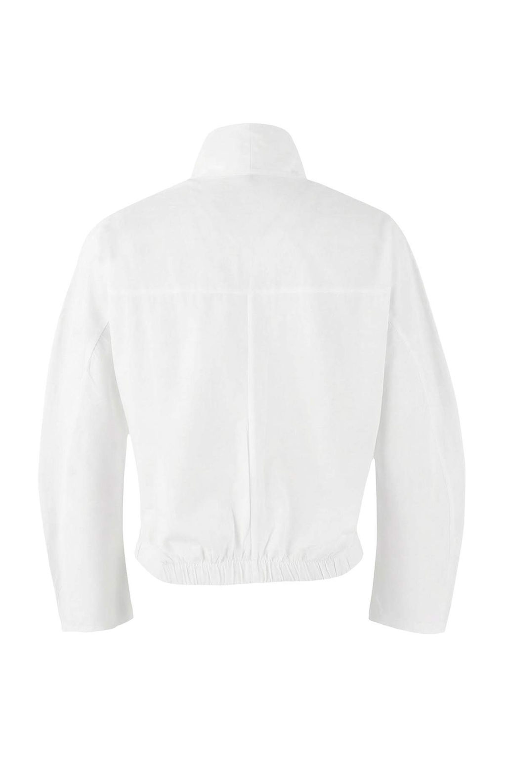 Trendyolmilla Wardrobe Essentials  Beyaz V Yaka Dokuma Bluz | TWOSS26BZ00091