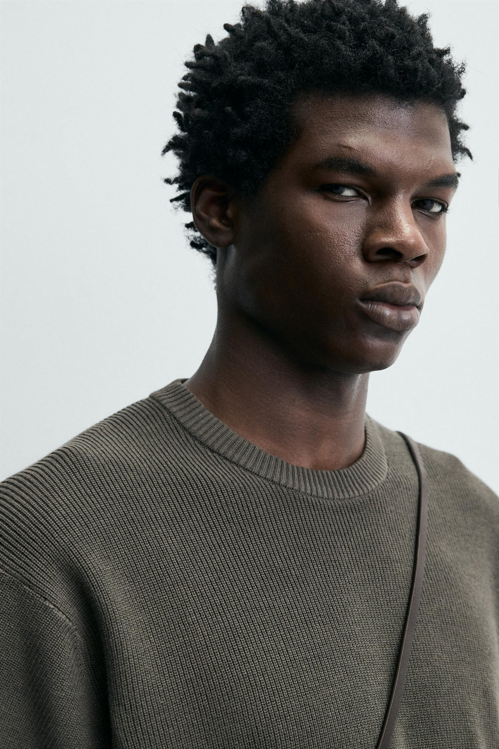 CAMISETA PUNTO PERLADO / Gris oscuro