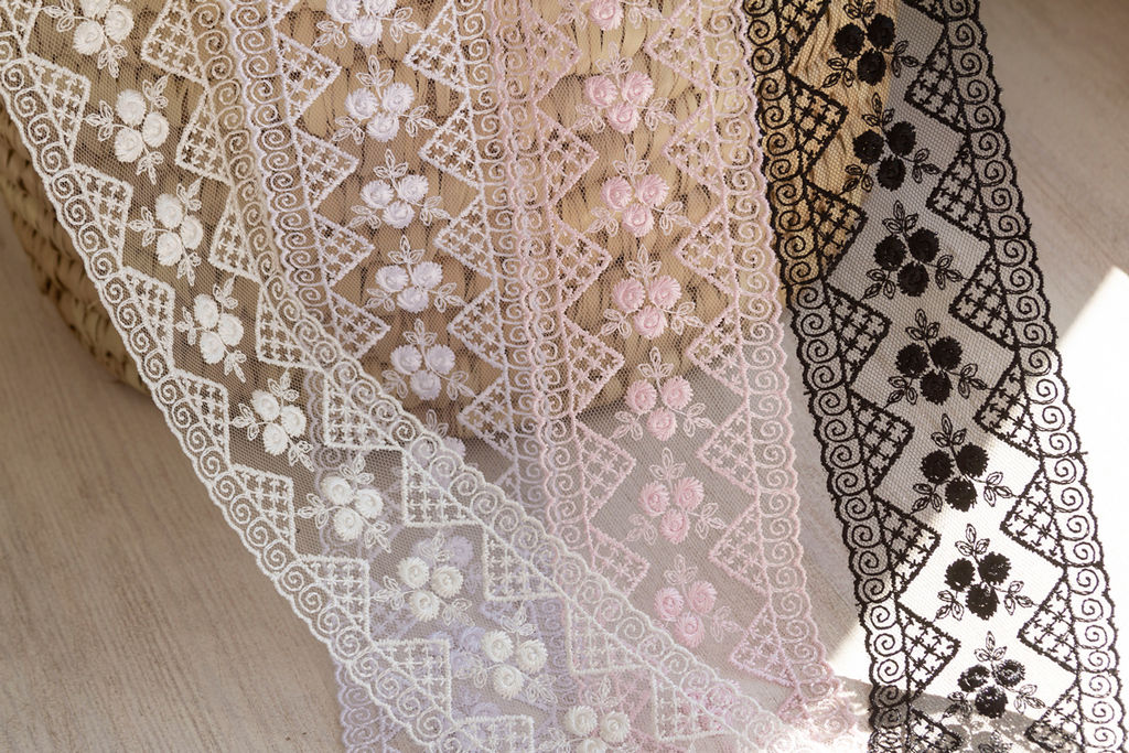 Кружево Gamma сетка 59 мм GKM-5902 в рулоне 10 м 0.2 Турция