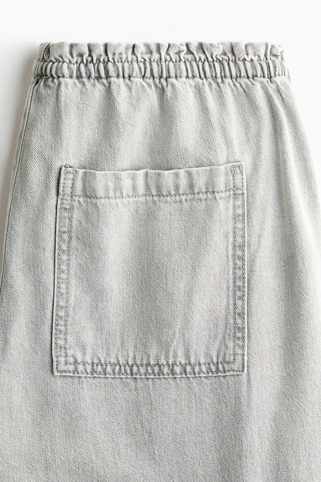 Pantal?n denim con cintura el?stica - H&m фото 7
