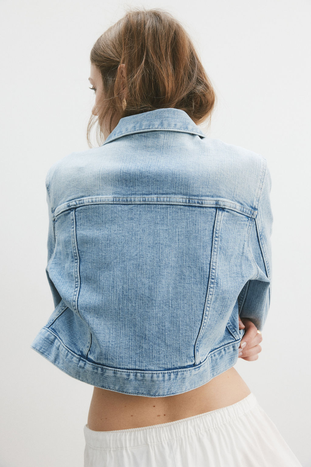 Cazadora denim corta - H&m фото 7
