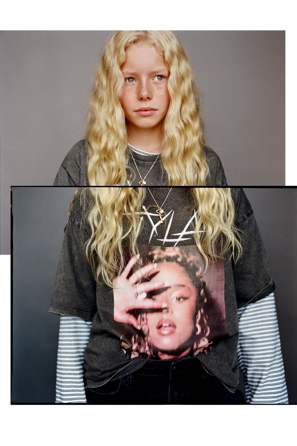 FADED-EFFECT TYLA  T-SHIRT - Zara фото 5