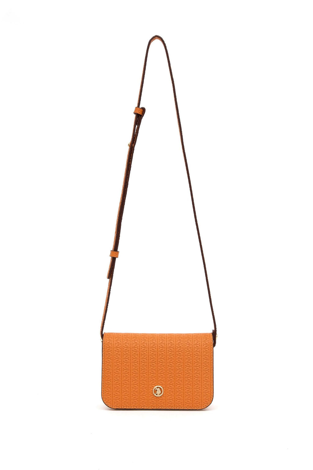 U. S. Polo Assn / Женская шафрановая сумка через плечо - U.s. polo assn фото 4