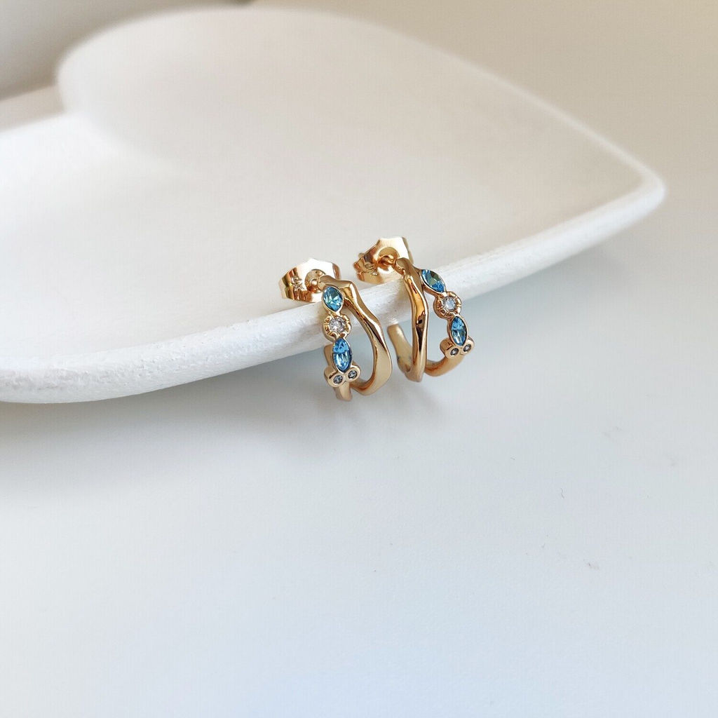 Серьги с кристаллами Swarovski