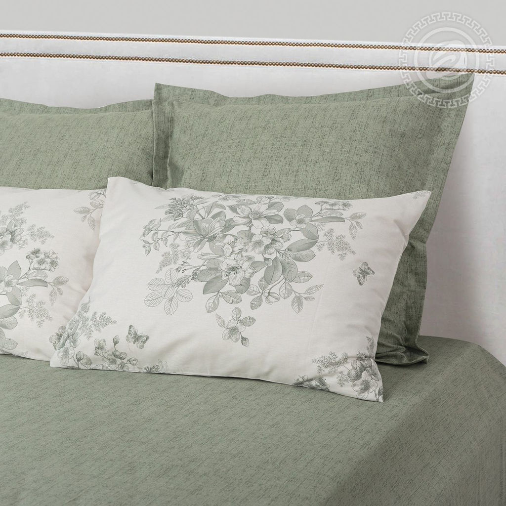 Постельное белье Кэрри (сатин Престиж) 1,5 сп./Пододеяльник (молния): 1 шт. - 215*145; Простыня: 1 шт. - 220*200; Наволочка (клапан, ушки): 2 шт. - 70*70 Престиж - Артпостель фото 3