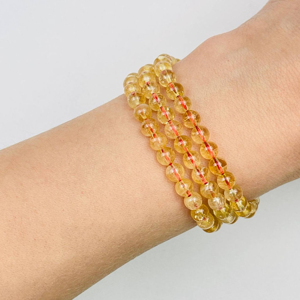 Бусины для украшений из Цитрина (72 бусины)